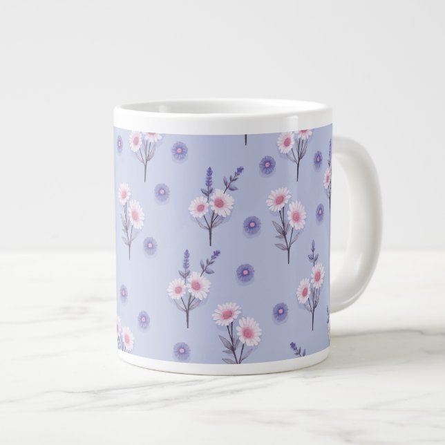 Fairy Dust Daisies Jumbo-Tasse (Vorderseite Rechts)