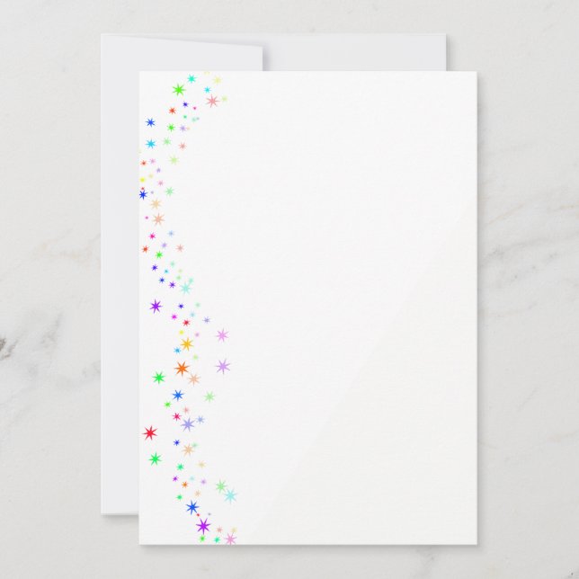 Fairy Dust Einladung (Vorderseite)