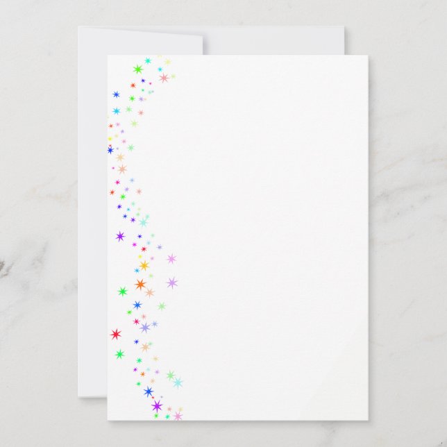 Fairy Dust Einladung (Vorderseite)