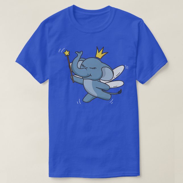 Fairy Elephant Wildlife Mystical Animal Elephant F T-Shirt (Design vorne)