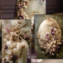 Fairy Ethereal Fantasy Butterfly Botanical