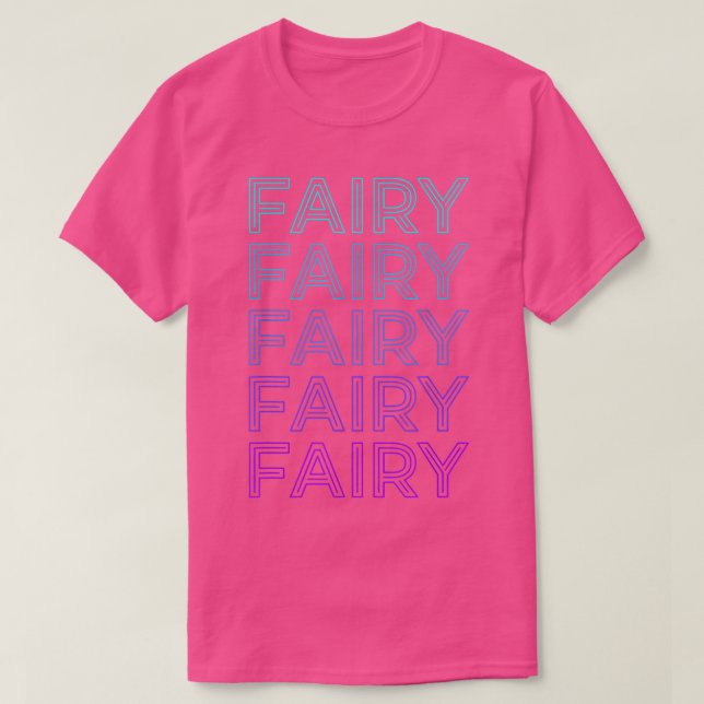 Fairy Fairycore Retro T-Shirt (Design vorne)
