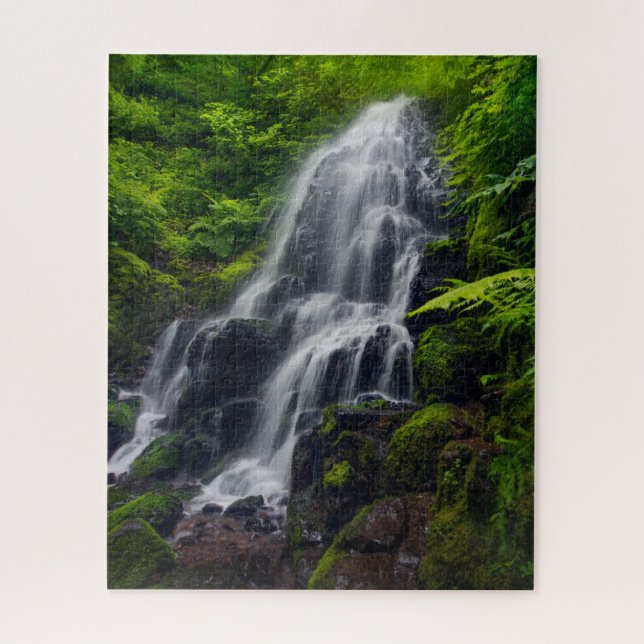 Fairy Falls | Colombia River Gorge Oregon. Puzzle (Vertikal)