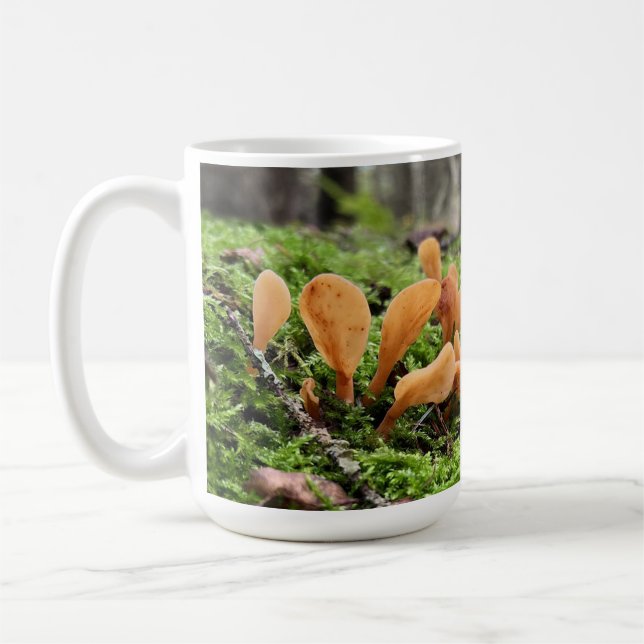 Fairy Fan Mushrooms - 15 oz. Mug Kaffeetasse (Links)