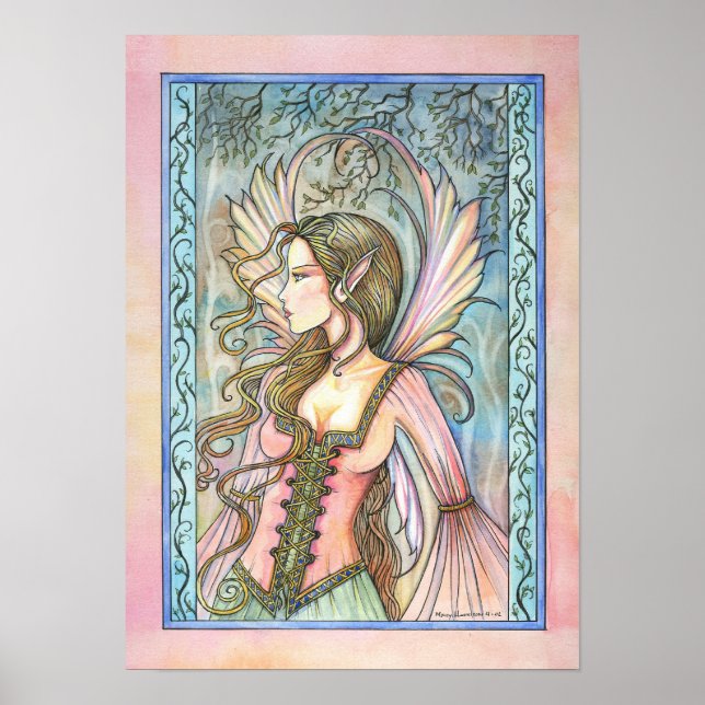 Fairy Fantasy Art Poster Drucken von Molly Harriso (Vorne)