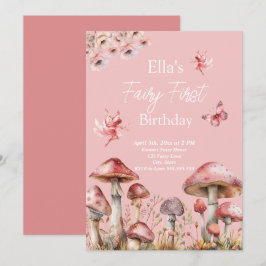 Fairy First Birthday Einladung