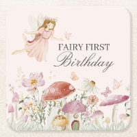 Fairy First Birthday Party Dekor