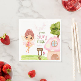 Fairy First, Blumengarten & Fairyland verzaubert Serviette