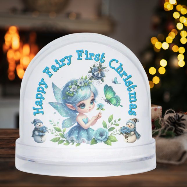 Fairy First Christmas Foto Snow Globe Schneekugeln (Von Creator hochgeladen)