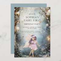 Fairy First Enchanted Forest Girl 1. Geburtstag