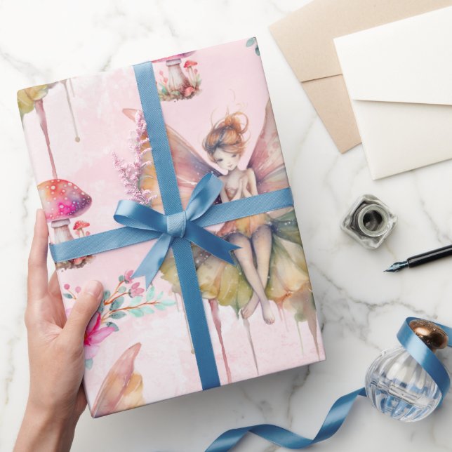 Fairy First Girl's 1. Geburtstag Geschenkpapier (Schenken)