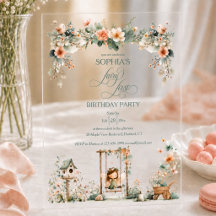 Fairy First Mädchen-Geburtstagsfeier individuell