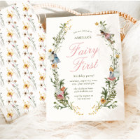 Fairy First Vintag Floral Geburtstag