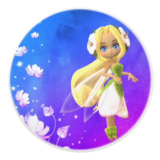 Fairy Floral Keramikknauf (Vorderseite)