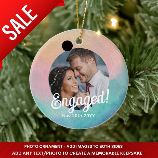 Fairy Floss FOTO Weihnachtsdekoration Minimal Keramik Ornament (Von Creator hochgeladen)