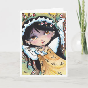 Fairy Flute Grußkarte Karte
