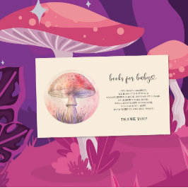 Fairy Fly agaric - Bücher für das Baby Begleitkarte