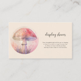 Fairy Fly agaric - Display Dusche Begleitkarte