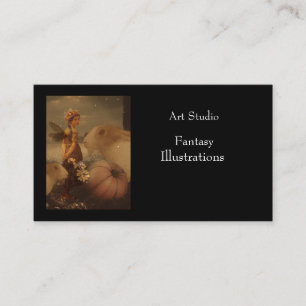 Fairy forest rabbit Business Card Visitenkarte