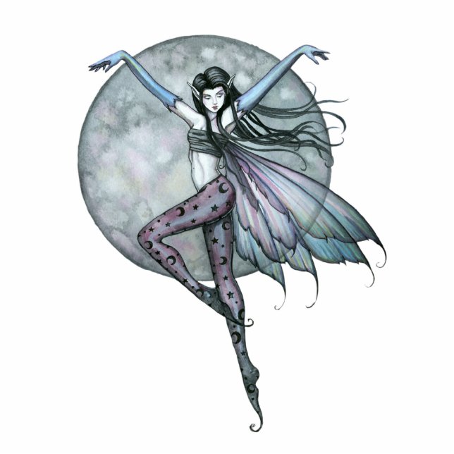 Fairy Foto Sculpture Ornament by Molly Harrison Freistehende Fotoskulptur (Vorne)