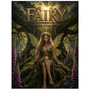Fairy Foxglove Dell Dark Cinema Postkarte