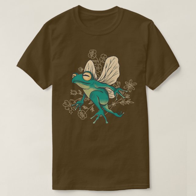 Fairy Frog mit FlügelnT-Shirt T-Shirt (Design vorne)