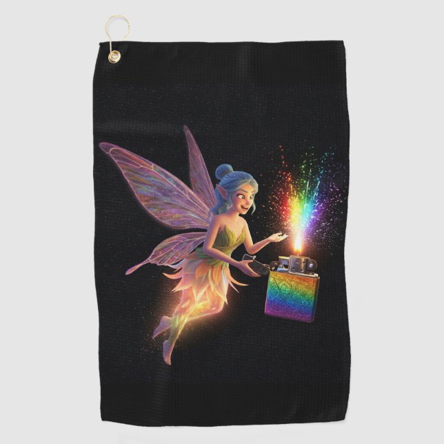 Fairy Fun Wipe Golf Towel Golfhandtuch (Vorderseite)