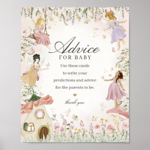 Fairy Garden Advisor für Baby Whimsical Baby Showe Poster