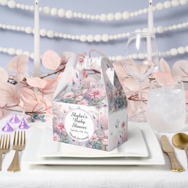 Fairy Garden Baby Dusche Geschenkschachtel (Hochzeit)