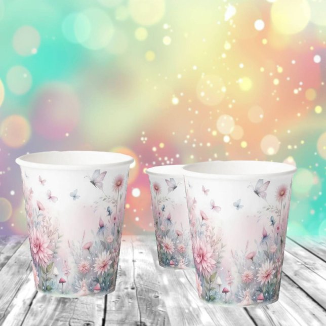Fairy Garden Baby Dusche Pappbecher (Von Creator hochgeladen)