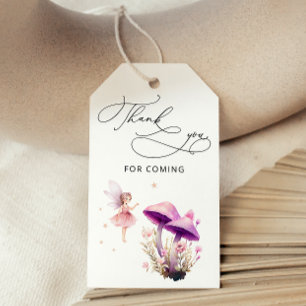 Fairy Garden Baby Dusche Vielen Dank Geschenkanhänger