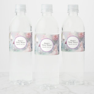 Fairy Garden Baby Dusche Wasserflaschenetikett