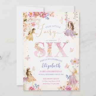 Fairy Garden Birthday Einladung