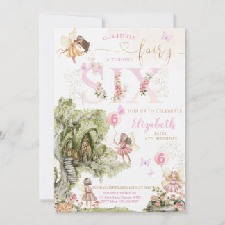 Fairy Garden Birthday Einladung