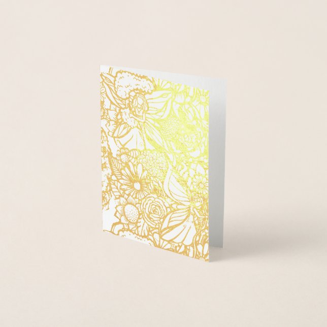 Fairy Garden Gardens Flower Gardens Fairies Folienkarte (Vorderseite)