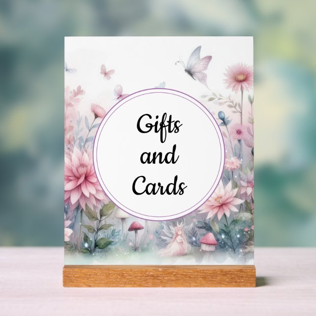 Fairy Garden Geschenke und Karten Acrylschild (Neutral)