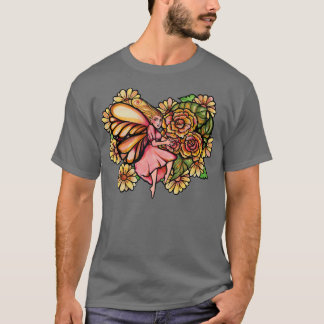 Fairy Garden Heart Blume Fairies HeartsT-Shirt T-Shirt
