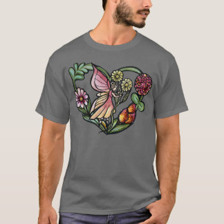 Fairy Garden Herz Kunst, Dichtung und Musik T-Shirt