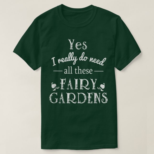 Fairy Garden Lover T-Shirt (Design vorne)