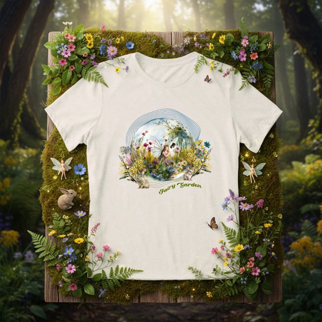 Fairy Garden Magic Tri-Blend Shirt (Von Creator hochgeladen)