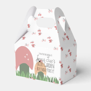 Fairy Garden Mushrooms Ladybugs Butterflies Geschenkschachtel
