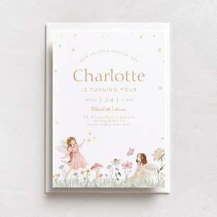 Fairy Garden Party Geburtstag Einladung