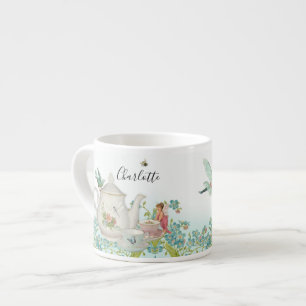 Fairy Garden Tee Party Blauer Libelle Espressotasse