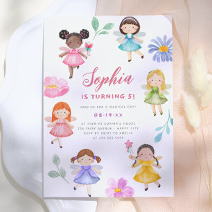 Fairy Garden Watercolor Giro del Malcantone Einladung