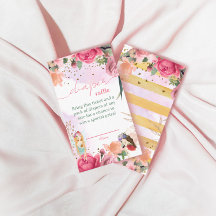 Fairy Girl Baby Showdusche Windeln Raffel Tickets