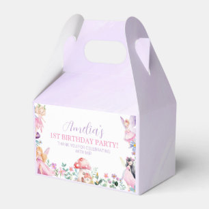 Fairy Girl Birthday Favor Box Geschenkschachtel
