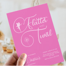 Fairy Girl Birthday Minimalistisch Simple Modern