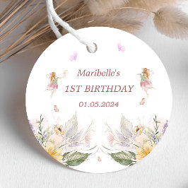Fairy Girl Birthday Party Geschenkanhänger