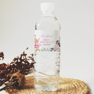 Fairy Girl Birthday Party Water Flasche Label Wasserflaschenetikett