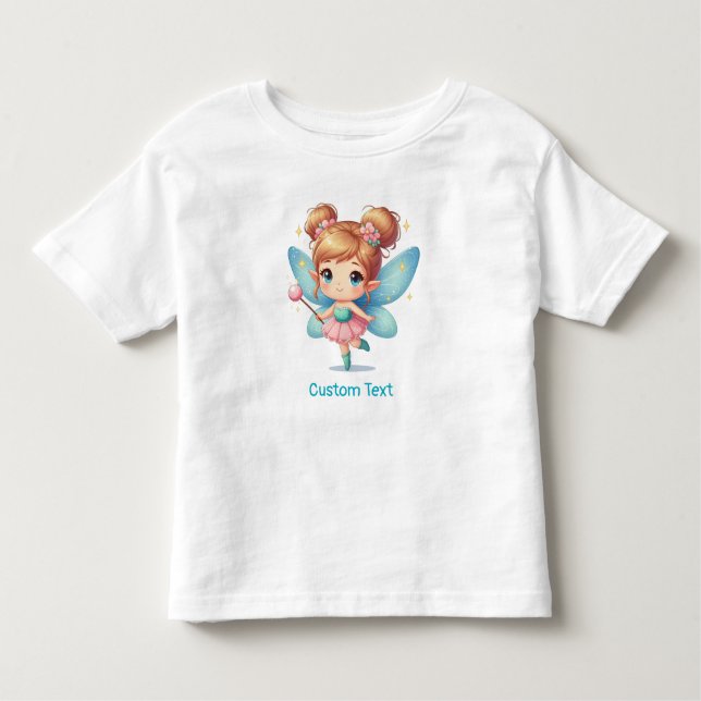Fairy Girl Custom Kleinkind T-shirt (Vorderseite)